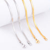 Chain Stainless Steel Necklace For Women Men Gold and Silver Color Fashion Chain Jewelry Gift