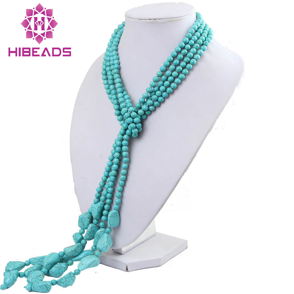 Fashion 4 Strands Stone Necklace Pendants Long Necklace New Arrival Hot Sale Wholesale&Retail TN058