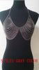 B669 Women Gold Colour Necklack Body Chains Jewelry Unique Design Sexy Bra Chains Jewelry 3 Colors