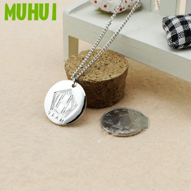 Kpop Star TEAM Jang Keun Suk Logo Choker Necklace For Women Kolye Me Jewelry Collares B109