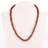 Natural Stone Necklace Agate Amber Meditation Necklace Knotted Pearl Yoga Necklace Jewelry For Women Ethnic 48cm