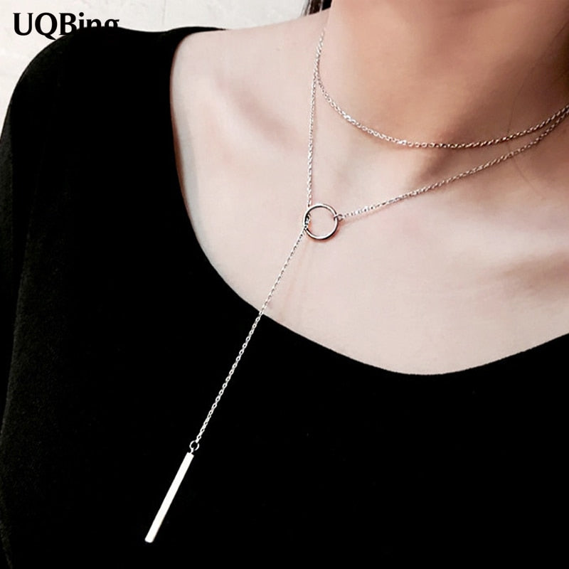 New Arrivals 925 Sterling Silver Chain Necklace Jewelry Long Necklace Pendant Colgante Pingente de plata