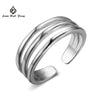 New Beautiful Fashion 925 sterling silver open rings for girls women adjustable Gifts Dropshiping RI0054