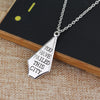 Green Arrow You Have Failed This City Banner Alloy Pendant Necklace Simple Joker jewelry chain link