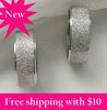 Sale Bands Trendy Male Titanium Silver Charm Dull Polish Ring For Men Gift Fashion Accessories