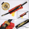 Gold Fire Samurai Sword Japanese Katana Bushido Carbon Steel Home Decoration Ornament With Cheap Price