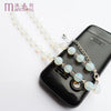 Good quality women opal necklace Office career (OL) opal beaded chokers necklace  man opal necklace