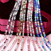 SS6 2mm 5yards/bag multicolour Silver base sew on claw rhinestones chain,diy Clothing accessories YHSS6