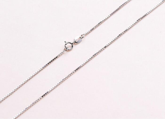 Free shipping! Wholesale female 925 sterling silver box chain wave chokers necklace snake jewelry. Buy 2pcs get a free pendant