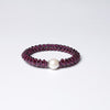 Free shipping high-grade natural garnet bracelet hand-compiled 100% authentic fashion gift