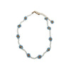 French beaded blue flower cute necklace female choker clavicle chain necklace