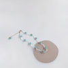 French beaded blue flower cute necklace female choker clavicle chain necklace