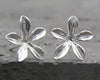 100% Authentic 925 Sterling Silver Flower Stud Earrings For Women Compatible with Jewelry Original Gift 9mm TYC174