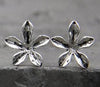 100% Authentic 925 Sterling Silver Flower Stud Earrings For Women Compatible with Jewelry Original Gift 9mm TYC174