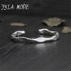 999 Sterling Silver Fine Jewelry Silver Bangles Open Type Bracelets For Women And Men Lovers WT026