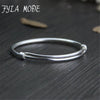 Chinese Style 100% 999 Sterling Silver Bangle Bracelet Jewelry For Women Wen Wedding Adjustble Bangle Jewelry WT027