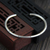 New Design Bangles Vintage Carving Bracelets For Women Bracelets & Bangles Thin Fashion Open Bangle 3.4mm 10.80G