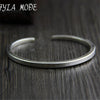 New Famous Brand Trendy Antique Thai 925 Silver Bangles & Bracelets For Men Women Fashion Jewelry Lover's Gift PKY315