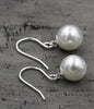 New Fashion Shell Pearl Earrings For Women High Quality S925 Pure Silver Jewelry 6mm 8mm 12mm TYC192