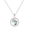 Zodiac Scorpio Pendant Necklace Simple Design Jewelry Gift Micro Pave Zircon Gold/Silver Color Necklace For Women