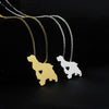 G.SKY (Buy One Get One More for Free) Cocker Spaniel Dog Necklace Animal Pendant Jewelry Golden Colors Plated