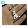 G.SKY (Buy One Get One More for Free) Labrador Retriever Dog Necklace Pet Lovers Pendant Jewelry Golden Colors Plated