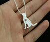 G.SKY (Buy One Get One More for Free) Labrador Retriever Dog Necklace Pet Lovers Pendant Jewelry Golden Colors Plated