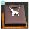 G.SKY (Buy One Get One More for Free) Labrador Retriever Necklace Metal Dog Pendant Jewelry Golden Colors Plated