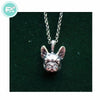 G.SKY (Buy One Get One More for Free) Retro Hippie French Bulldog Necklace Punk French Bulldog Jewelry