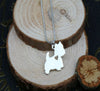 G.SKY Handmade Boho Chic West Highland White Terrier necklace cartoon dog   gold  color plated