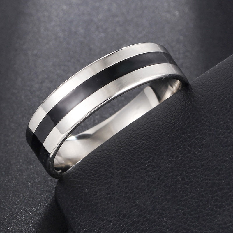 G15 Vintage Silver Color Ring For Women Men Exquisite Stainless Steel Finger Ring Statement Wedding Jewelry Charm Gift Wholesale