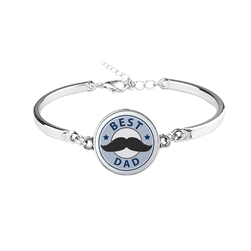 GCN7 write blue dad women 925 silver bracelet send with bag size about 17cm women birthd lover d jewelry