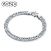 990 silver Men's ladies' bracelet sterling silver Cuban chain chain bracelet Party Jewelry Gifts