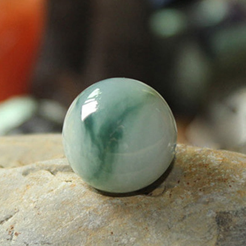 Fine jewelry 10001 Natural Jade beads Good for hleath and will get good luck