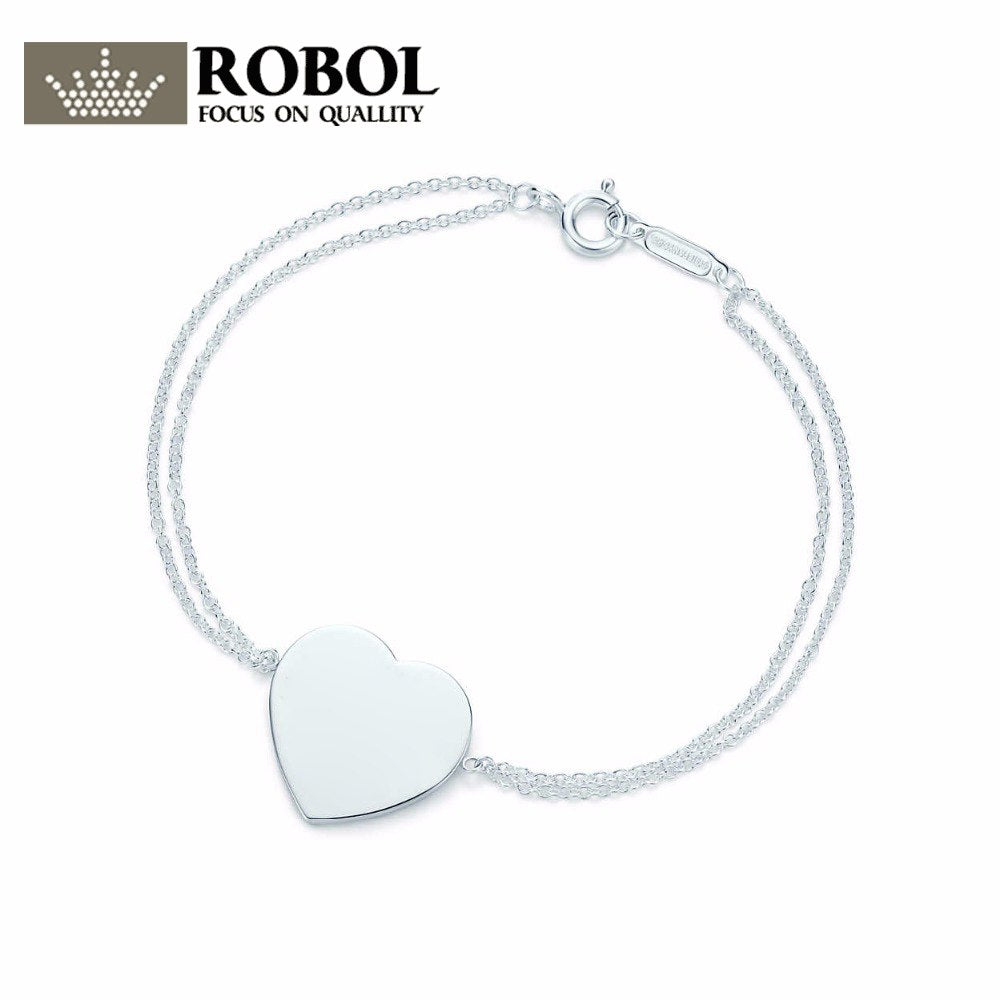 GHM 100% S925 Sterling Silver Original Eternal Vitality Chain Tiff Bracelet For Women Authentic Fine Jewelry Christmas Gift