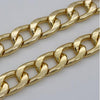 GHRQX Sell 1 Meter 8mm*11mm  Metal chain aluminum chain gold color  No rust diy necklace waist chain clothing accessories