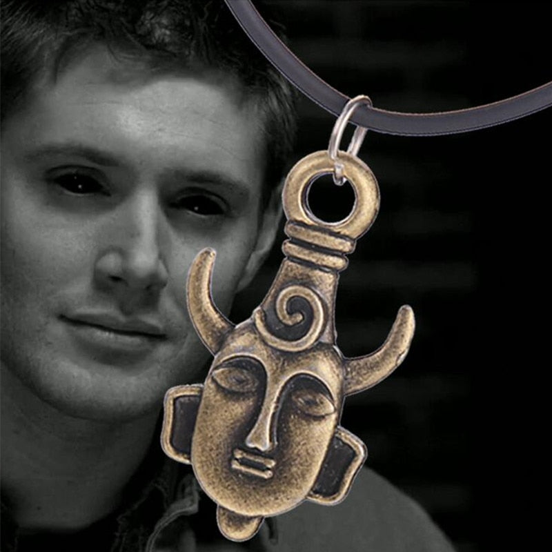GHRQX Sell   Angel Wicca Dean Winchester Jensen Ackles Supernatural amulet pendant necklace
