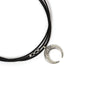 GIVVLLRY Punk Moon Necklace for Women Vintage Spanish Bull Horn Crescent Chocker 3 Layers Black Velvet Choker Necklace