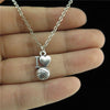 Q136-Free-Shipping-Silver-Alloy-I-love-Volleyball-Pendant-Short-Chain-Collar-Necklace-18-Sports-Game