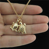 GLOWCAT Q21A33  KC Light Gold Alloy Women Ocean Beach Dangle Sea Turtle Tortoise Pendant Collar Choker Necklace 18&quot;