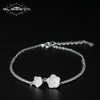 925 Sterling Silver Plum Blossom Bracelets & Bangles For Women Flower Bracelet Handmade Fine Jewelry Bracelete GB0013