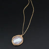 925S Silver Natural Fresh Water Baroque Pearl Pendant Necklace For Women Statement Necklaces Luxury Jewelry GN0056