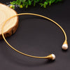 GLSEEVO Natural Baroque White Pearl Chokers  Necklace For Women Wedding Gift Handmade Minimalist  Jewelry GN0048