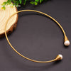 GLSEEVO Natural Baroque White Pearl Chokers  Necklace For Women Wedding Gift Handmade Minimalist  Jewelry GN0048