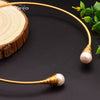 GLSEEVO Natural Baroque White Pearl Chokers  Necklace For Women Wedding Gift Handmade Minimalist  Jewelry GN0048