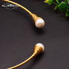 GLSEEVO Natural Baroque White Pearl Chokers  Necklace For Women Wedding Gift Handmade Minimalist  Jewelry GN0048