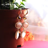 Natural Fresh Water Baroque White Pearl Long Drop Earrings For Women Dance Wedding Earrings Luxury Fine Jewelry GE0405
