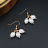 Natural Fresh Water Pearl Dangle Earring Drop Earrings For Women Wedding Luxury Jewelry Brincos 2020 GE0502
