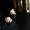 Natural Fresh Water Pearl Stone Handmade Earring For Women Flower Earrings Luxury Jewelry Orecchini Donna GE0590
