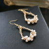 Original Fresh Water Pearl Drop Earring Drop Earrings For Women Accessories Engagement Fine Jewellery GE0511